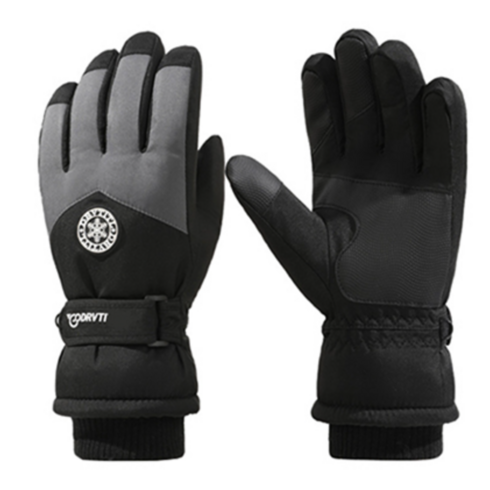 2023년 가성비 최고 스키겨울장갑 - 겨울 스키장갑 스마트터치 방한장갑 남여공용 방한 미끄럼방지, 남성, 블랙