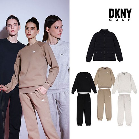 [DKNY GOLF] 패딩자켓+기모셋업 여성 3컬러 택1