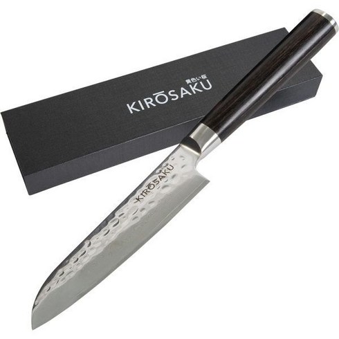 도검가방가격 - 독일직구 Kitchtic Kirosaku 고기 칼 Santoku 다마스커스 Pakka 손잡이 13cm, Ii. Dark Brown_13 cm, 1개