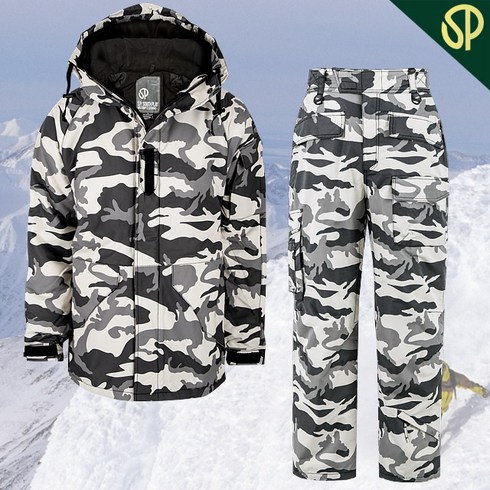 2023년 가성비 최고 카모보드복 - 맨하탄브리즈 카모 보드복 상하의 세트