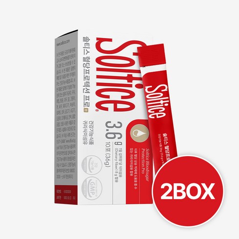 솔티스 혈당 프로텍션 프로 아틱오트 식후 영양제 당에 좋은 건강기능식품, 36g, 2박스