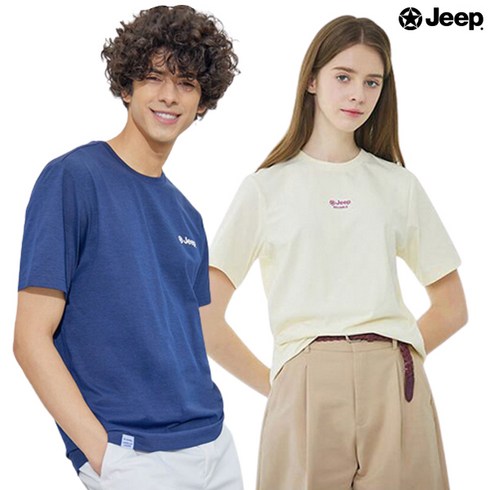 지프 남여 소로나 반팔 티셔츠 4종 택1