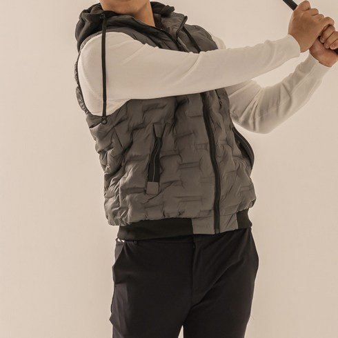 남자 겨울 패딩 골프조끼