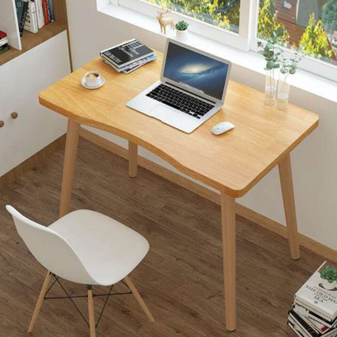 책상의자세트 - SET 상품_ DIY 책상+의자 공부 독서실 학원 서재 컴퓨터 노트북 보조 책상 1인용 테이블 조립식 간이, 베이지+의자 SET