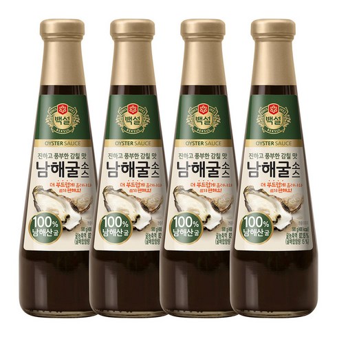 남해굴소스 - 백설 남해굴 소스 500g x 4, 2kg, 2개