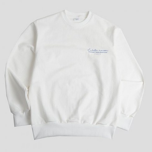 JIPSY 시그니처 라베르메종 맨투맨 -아이보리- signatured labelle sweat shirts. -ivory-