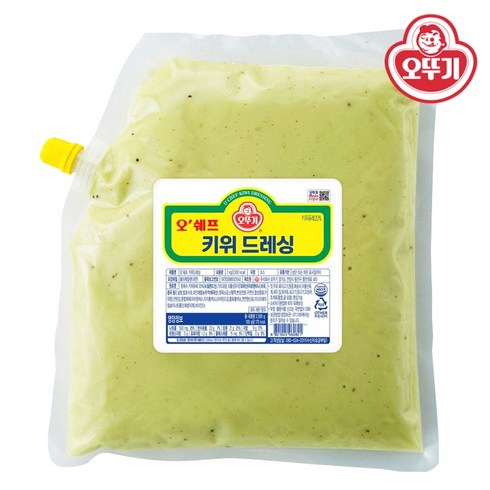 키위소스 - 오뚜기 키위드레싱 ice, 2kg, 1개