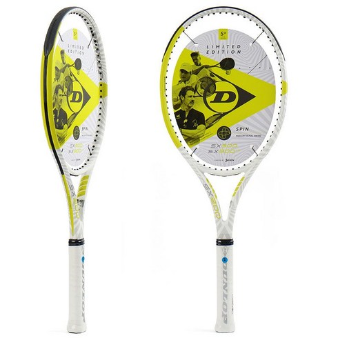 던롭 던롭 2023 SX300 화이트 100 테니스라켓 300g 16x19 LTD 기본스트링무료, 시그넘프로 파이어 스톰