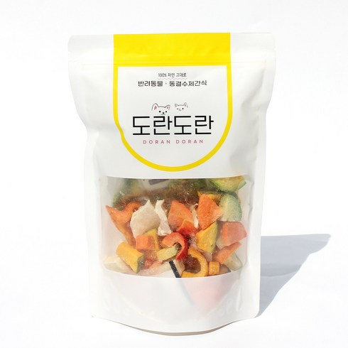 도란도란 동결건조 야채 베지칩스 20g / 40g 미니 야채칩 강아지 수제간식 채소 영양 간식, 베지칩스 40g