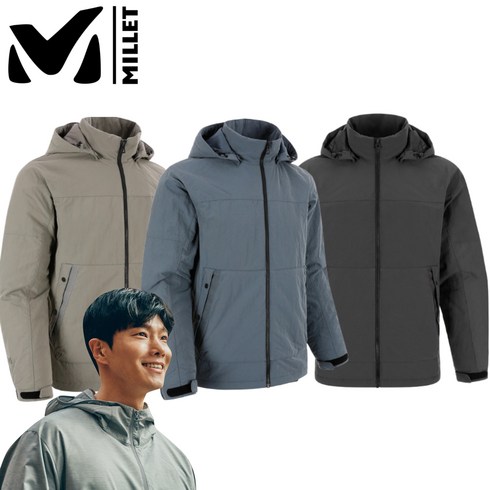 2023년 가성비 최고 콜롬비아패딩 - 밀레 아웃도어 남성 누빔 안감 후드 푸퍼 점퍼 자켓 간절기 등산 잠바 등산 패딩 2온스 남자 얇은 경량패딩 야상 항공 캐주얼 아웃포켓 가을 초겨울 블루햇님 1회용 손소독제 증정