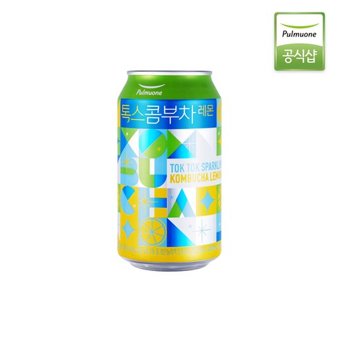 유리콤부차코스트코 - 풀무원 톡스콤부차 레몬, 350ml, 12개