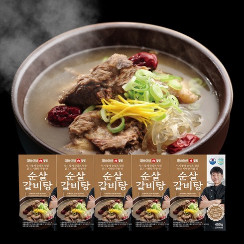 밀팡 - 밀팡 순살 갈비탕 450g 5팩, 5개