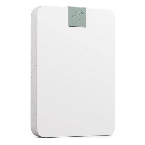 Seagate 울트라 터치 HDD 4TB 외장 하드 드라이브 - 15mm 페블 그레이 소비자 사용 후 재활용 소재 6개월 Dropbox 및 Mylio Rescue Servi, HDD (eco-friendly)_Cloud White, Cloud White