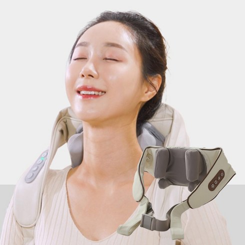 [TV홈쇼핑정품 찜케어] 제이슨 6D입체 강력 주무름 목어깨 마사지기 무선 안마기, JEMS-104319