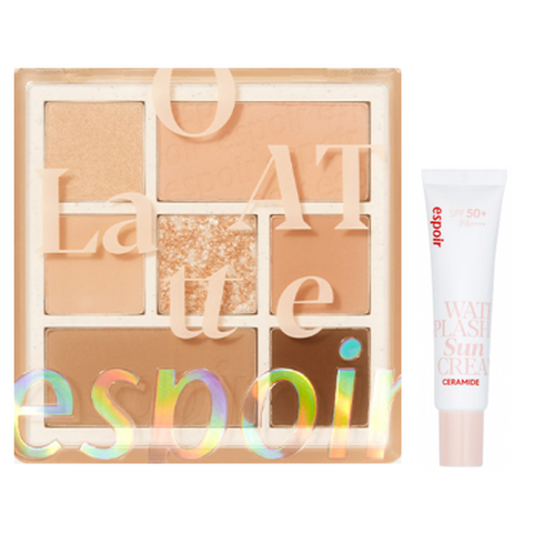 에스쁘아오트라떼 - 에스쁘아 리얼 아이 팔레트 오트 라떼+선크림20ml, 단품