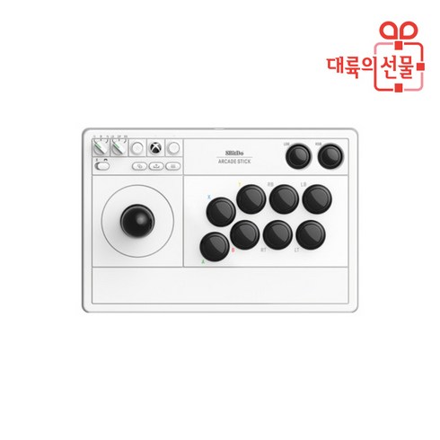 8Bitdo XBOX 아케이드 스틱 무선 조이스틱 FOR XBOX 윈도우PC 컨트롤러 화이트, 1개