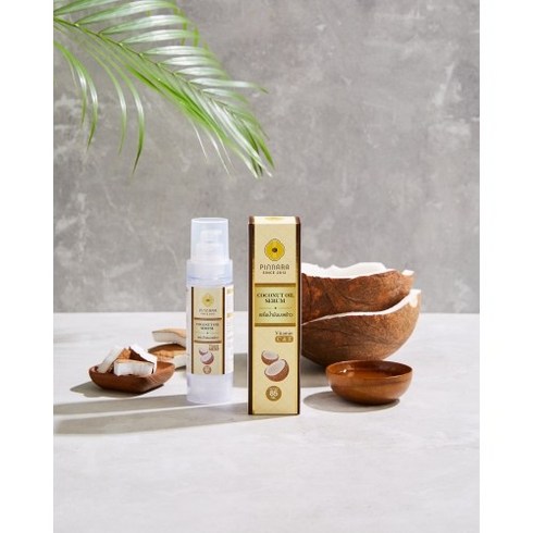 PINNARA COCONUT OIL SERUM VITAMIN C&E 핀나라 코코넛 오일 세럼, 3개, 85ml