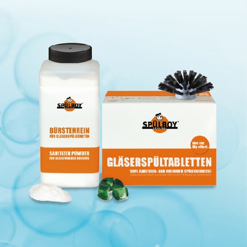 컵세척기 스펄보이 맥주잔 유리잔 와인잔 컵세척 간편, 세정제 SET