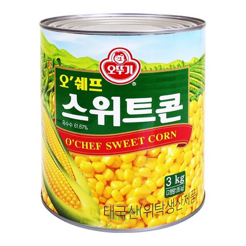 스위트콘3kg - 오뚜기 스위트콘 3kg, 4개