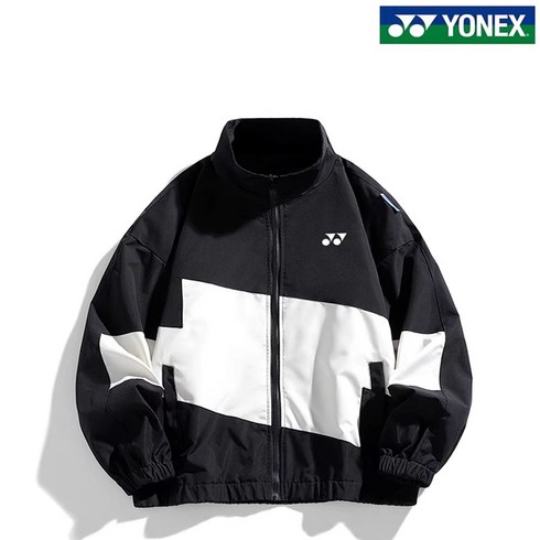 요넥스 YONEX 배드민턴 루즈핏 캐주얼 카라 자켓 아우터 커버 남여공용 바람막이