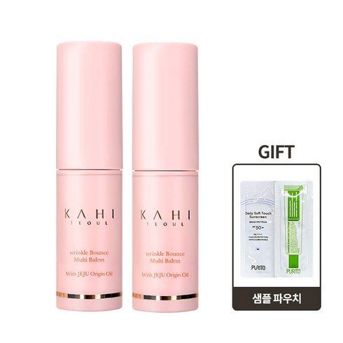 2023년 가성비 최고 가히멀티밤 - 가히 멀티밤 주름케어 김고은 KAHI 링클바운스 9g + 사은품 랜덤 증정, 2개