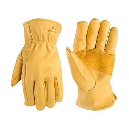 뉴베리니팅 - Wells Lamont Premium Leather Work Gloves (1129), Large (Pack of 1), 1개