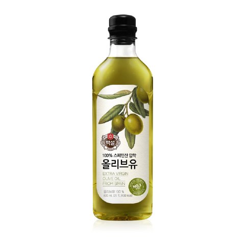 해표올리브유900 - 백설 압착올리브유, 900ml, 5개