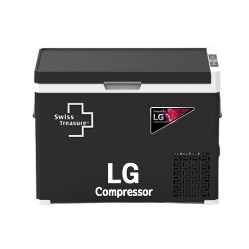 스위스트레져 LG콤프레셔 듀얼 인버터 차량용 냉장고 캠핑 차박 트럭 냉장고 40L (국내 A/S), LG콤프레셔 차량용 냉장고, LG콤프 냉장고 40L