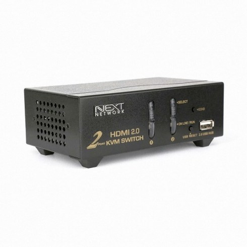 2:1 USB HDMI v2.0 KVM 스위치 (NEXT-7202KVM-4K)