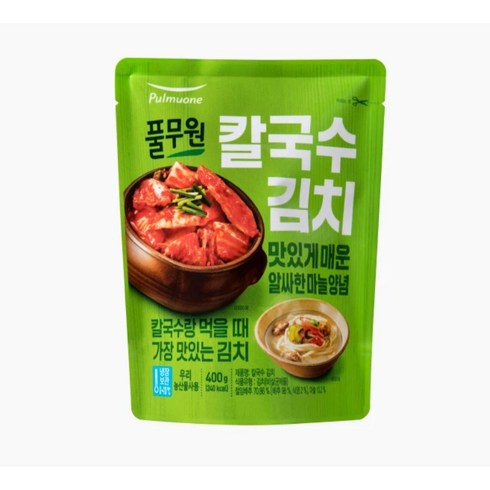 풀무원칼국수김치 - 풀무원 칼국수 김치, 400g, 2개