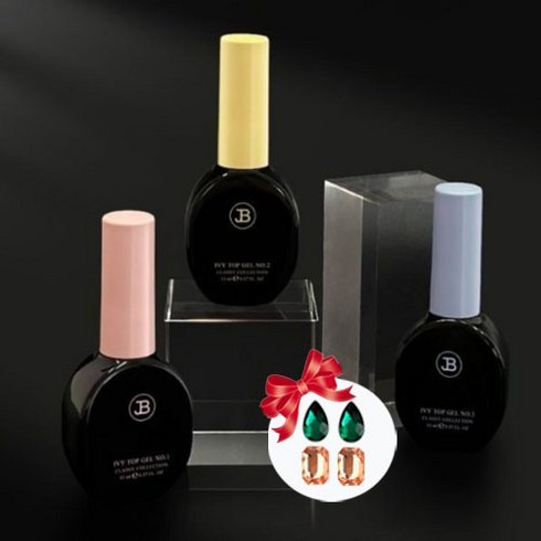 2023년 가성비 최고 탑스톤4 - 그라시아 진비 아이비 탑젤 3종 크리스탈스톤4개, 탑젤-NO2＋스톤파츠4ea