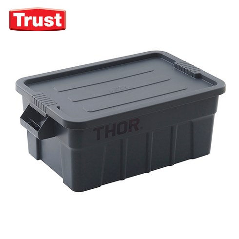 토르박스 - 트러스트 THOR 다용도 토트 박스 53L + 덮개, GREY, 1세트