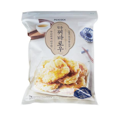 피코크 정통꿔바로우 대용량 1kg 아이스박스포장, 1개