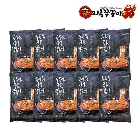 현선이네떡볶이 - 후루룩 국물떡볶이 보통맛 510g, 10개