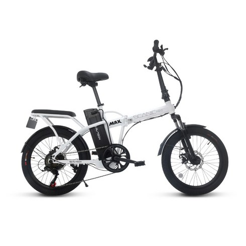 2023년 가성비 최고 스카닉m20 - AU테크 스카닉 M20 MAX 접이식 전동 전기자전거 24V 5Ah, M20 MAX 24V 5A 화이트 {GD}