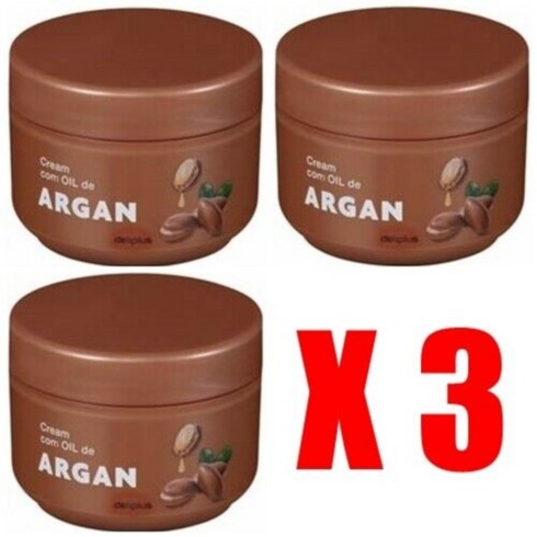 스페인 아르간 바디 크림 250ml 3개 Cream com OIL de ARGAN deliplus