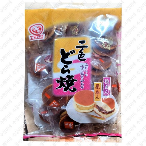 일본팬케이크 - 텐케이 두가지맛 도라야끼 팥 밤 일본 팬케이크 255g, 1개