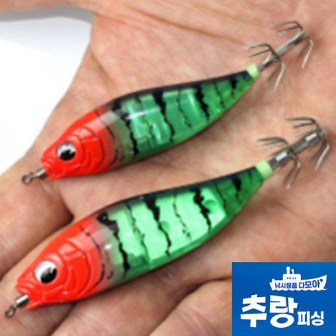 2023년 가성비 최고 롤링에기 - 추랑 모잉롤링에기 쭈갑 에기 갑오징어 쭈꾸미 채비 바다 낚시, 10.5g, 10 신규컬러 (수박)