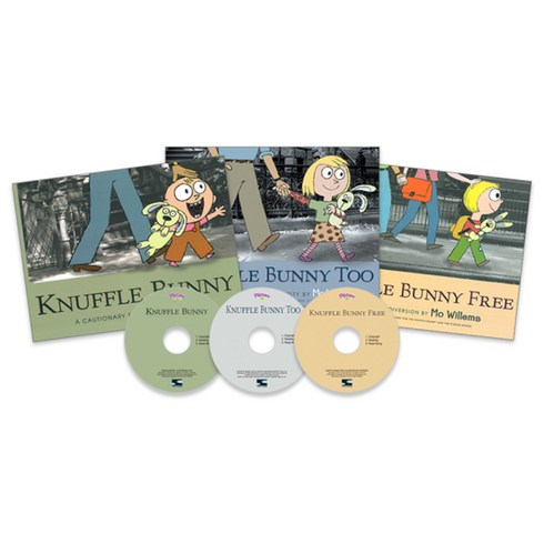 Pictory Knuffle Bunny [픽토리 너플 버니] 3종 set (Paperback + Audio CD), Pictory Knuffle Bunny 3종 세트