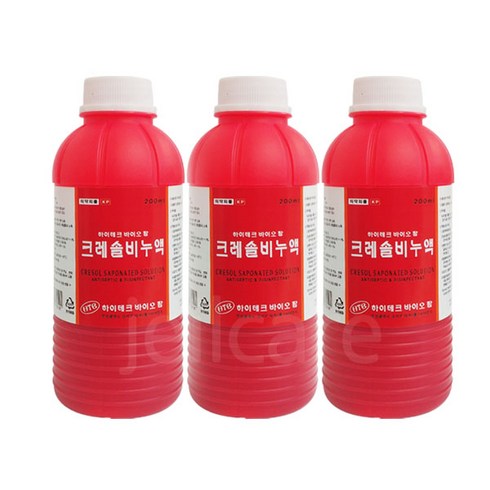 하이테크 바이오 팜 크레졸비누액 200ml 살균제/소독제, 30개