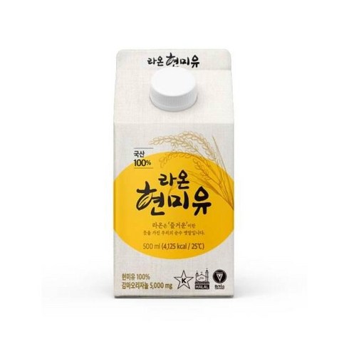 킹프리미엄현미유 - 라온 현미유 (500ml), 2개, 500ml