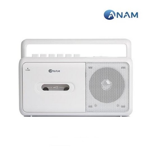 카세트테이프 - 아남 포터블 라디오 카세트, A-35, 흰색