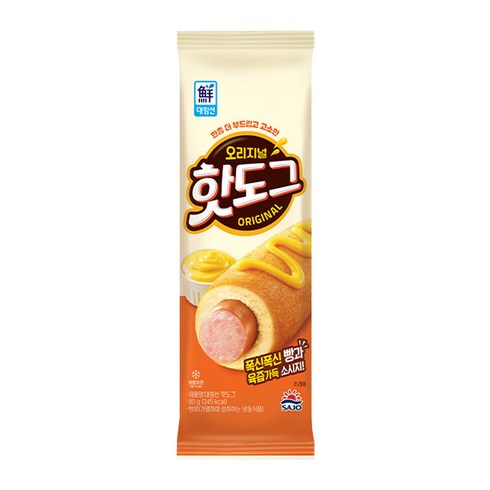 사조대림 사조-대림선핫도그80g x20, 20개, 80g