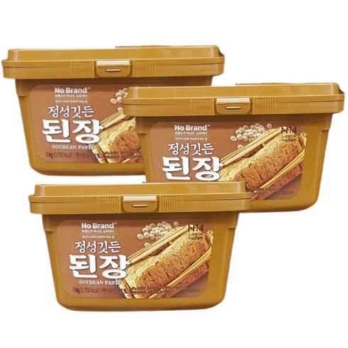 노브랜드 재래된장 1kg x 3개 Soybean Paste 한식된장