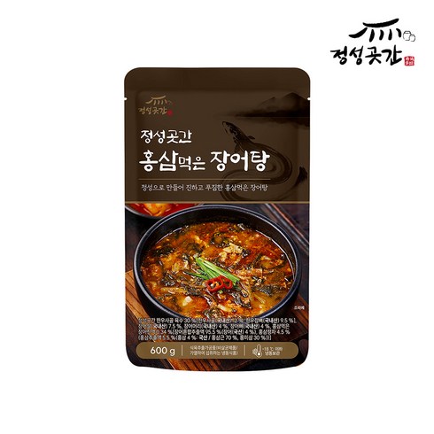 정성곳간 한우 스지도가니탕 700gX8팩 - 정성곳간 강순의 홍삼먹은 장어탕 600gX8팩, 8개, 600g