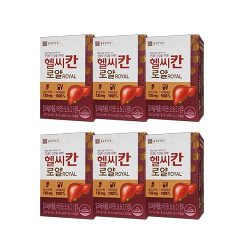 종근당건강 헬씨칸 로얄 밀크시슬, 6개, 24.9g