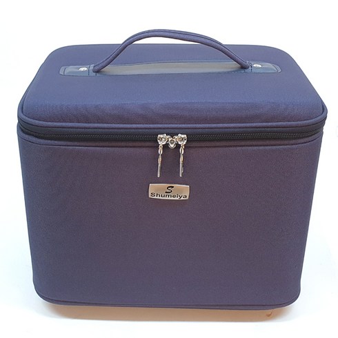 시크릿더샵 화장품가방 메이크업정리 특대형 네이비, 단품, 1개