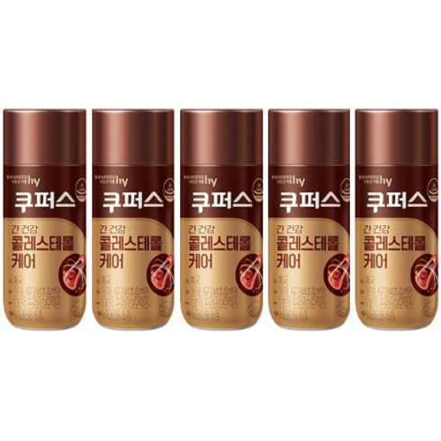 한국야쿠르트 간건강 콜레스테롤케어 쿠퍼스140ml 20개, 140ml