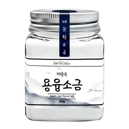 미네랄소금 - 더순수 용융소금 미네랄소금 불순물 제로, 1개, 300g