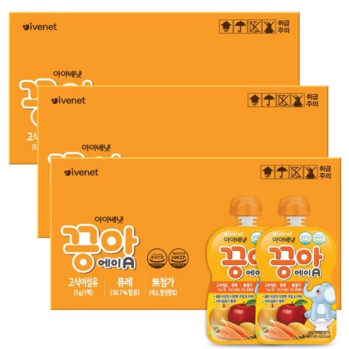 끙아주스 - [아이배냇] [명품]끙아 주스 리뉴얼 3종 세일[30팩], 100ml, 30개, 끙아A 30개